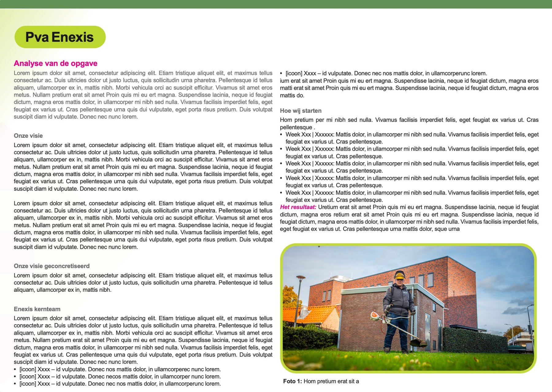 Plan van aanpak Enexis